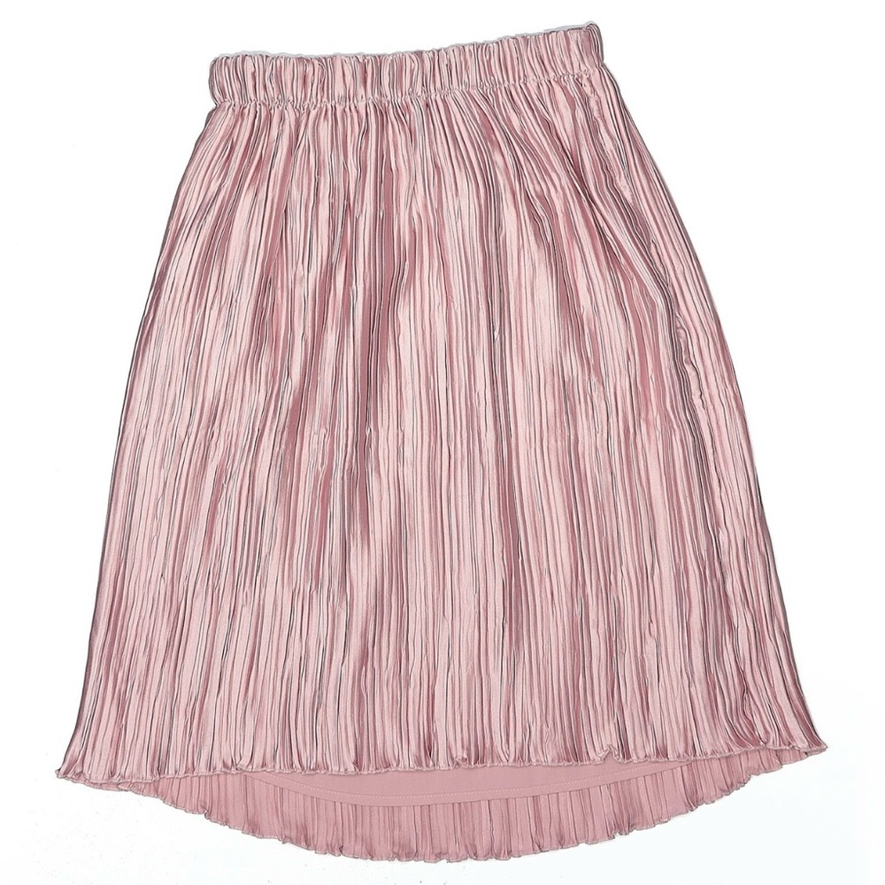NWT Abercrombie Kids Shimmering Pink Midi Skirt